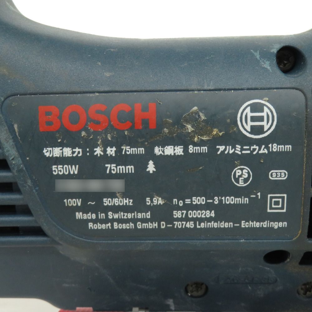 BOSCH ボッシュ 100V ジグソー ケース付 GST75BE 中古