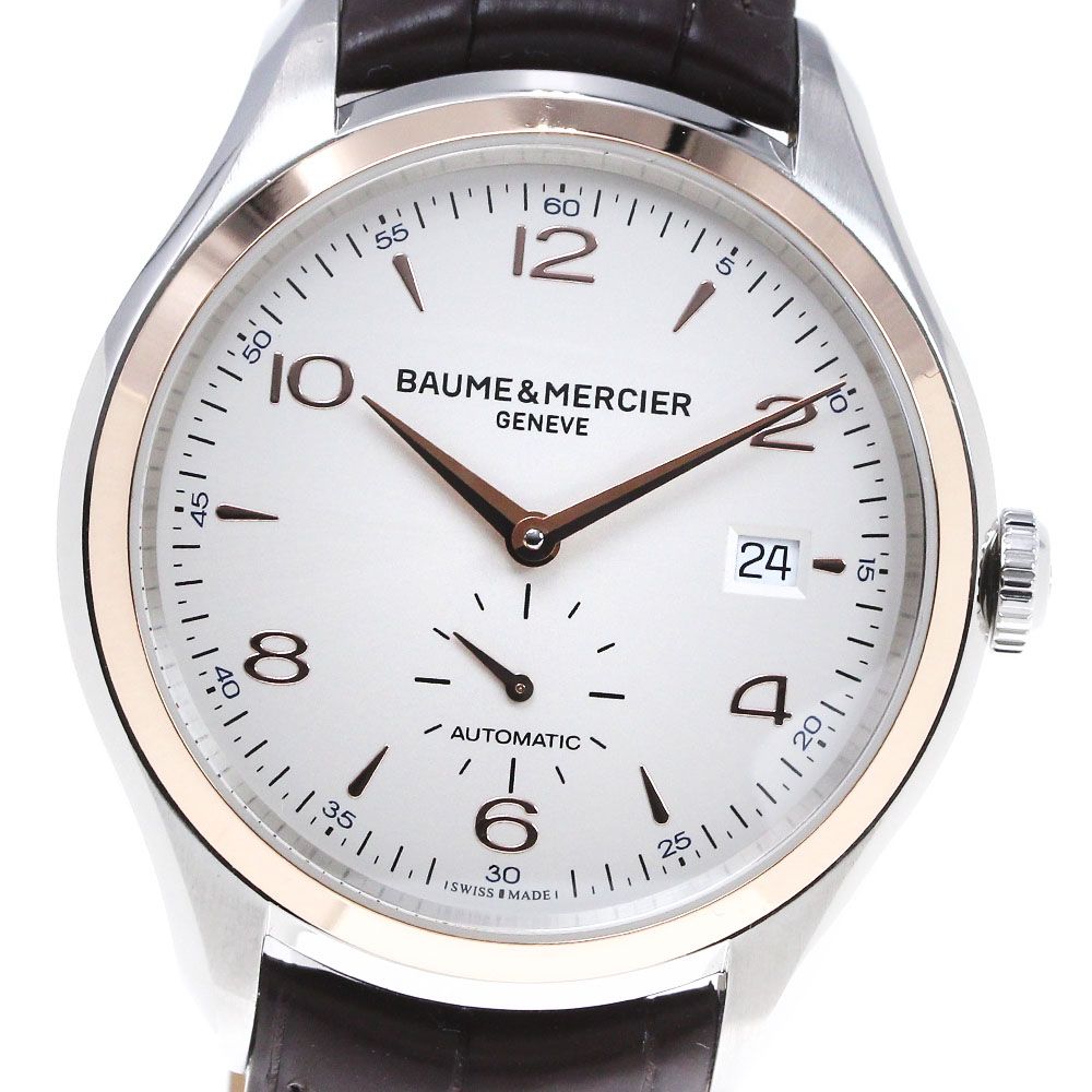 ボーム＆メルシェ Baume u0026 Mercier M0A10139 クリフトン デイト 自動巻き メンズ美品_867927