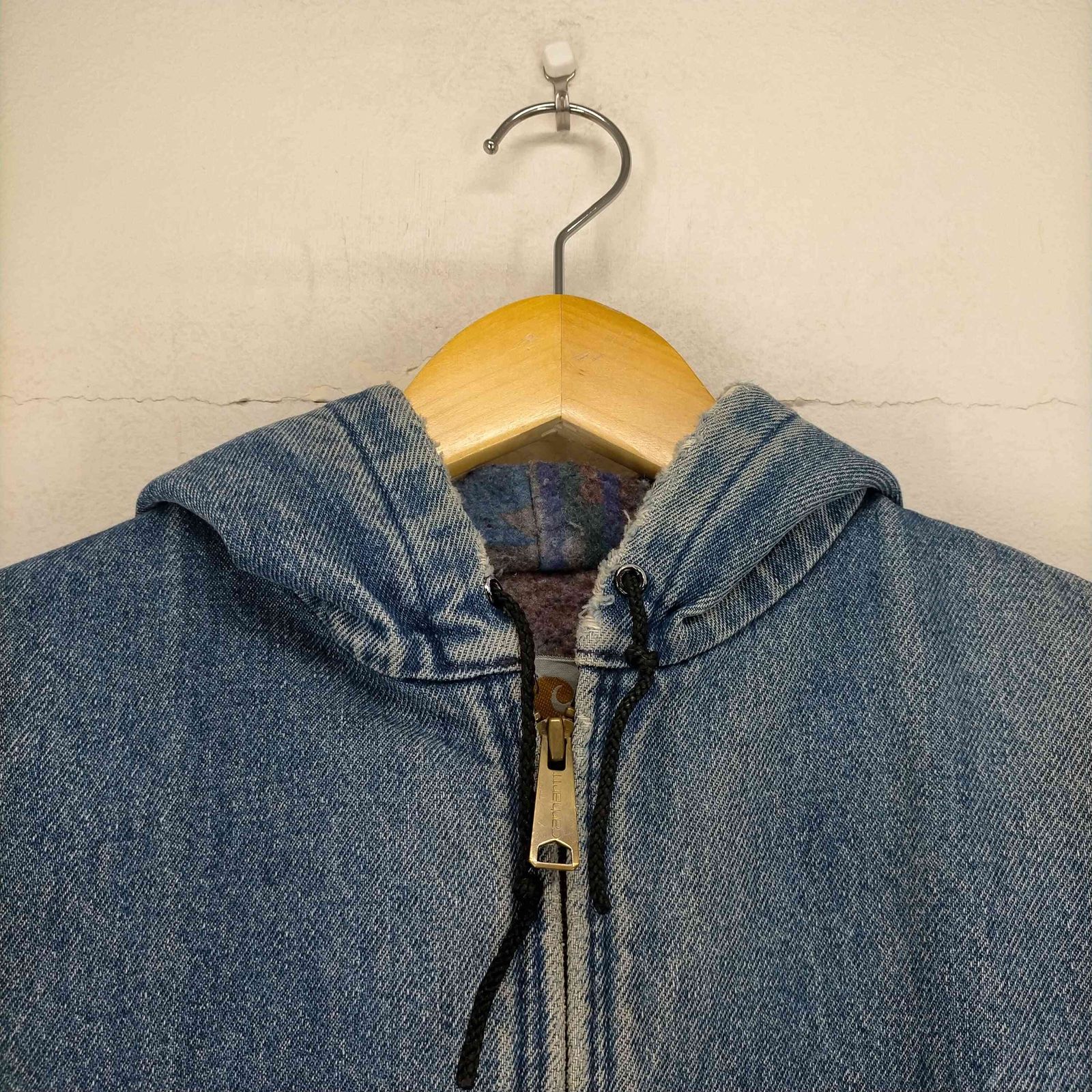 カーハート Carhartt 裏地ネイティブ柄ネル デニムアクティブ 
