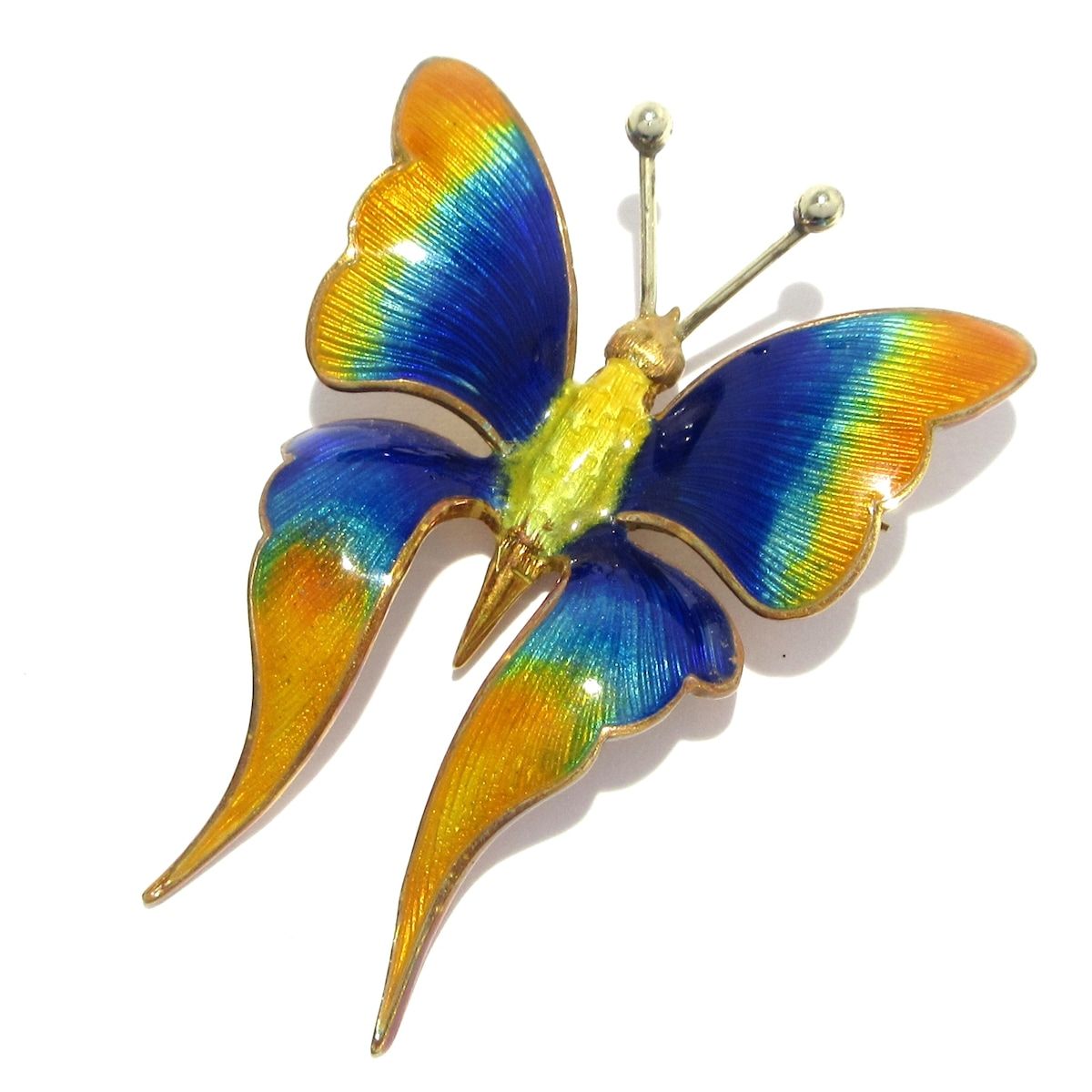 Unbranded ノーブランド ブローチ K18YG×ダークイエロー×マルチ 総重量 8.8g