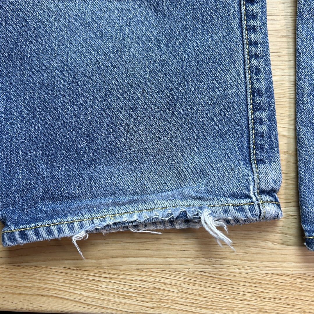 EVISU DONNA エヴィス ドンナ デニムパンツ デカロゴ バックプリント  