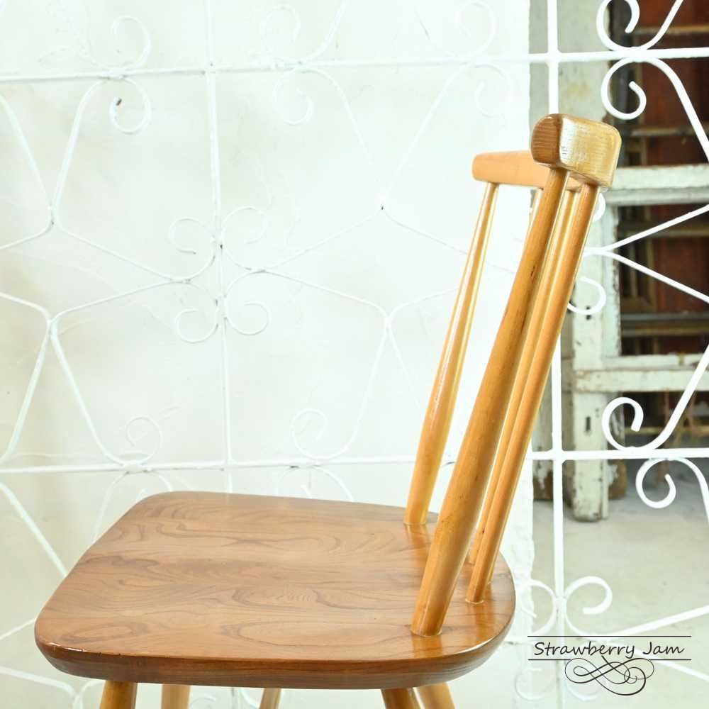 L3705-297-1 英国ヴィンテージ ERCOL アーコールチェア ボウバック