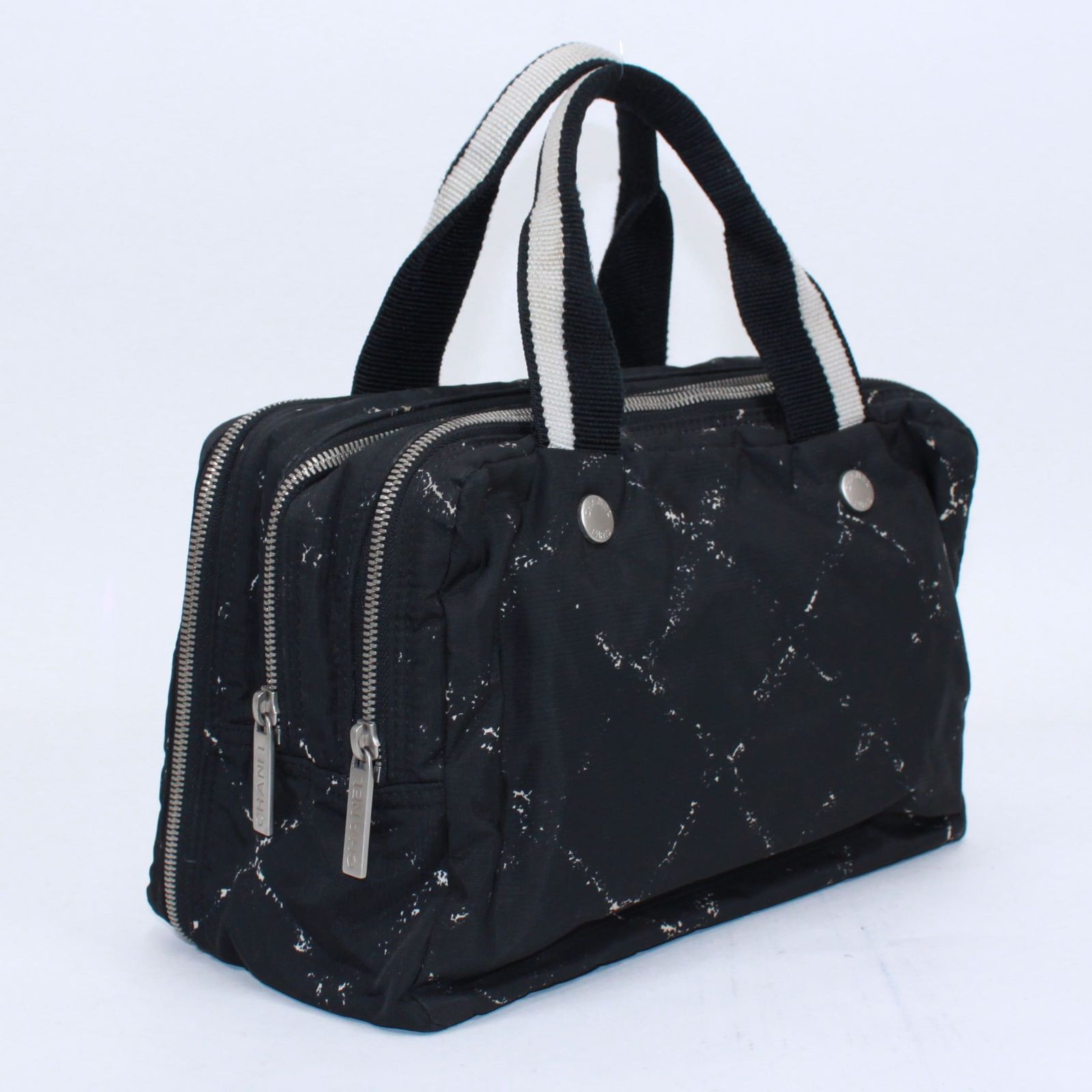 ⭐️極美品⭐️シャネル　ニュートラベルライン　ミニボストン　ナイロン　黒 楽天市場】CHANEL シャネル ニュートラベルライン ミニボストン