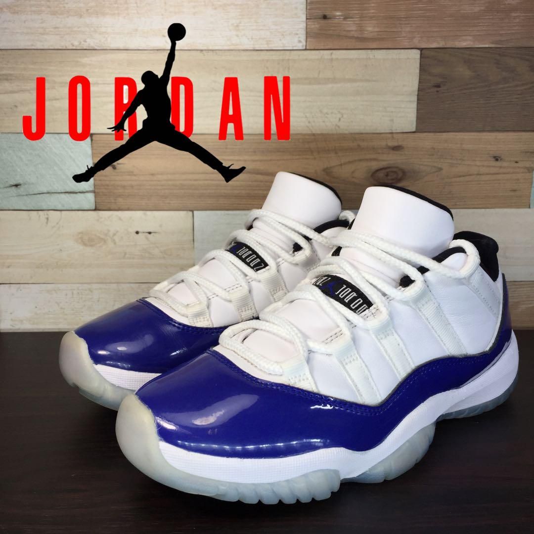 NIKE AIR JORDAN RETRO 11 LOW ナイキ エアジョーダン11 ロー コンコルドスケッチ 23.5cm U08937  AH7860-100 - メルカリ