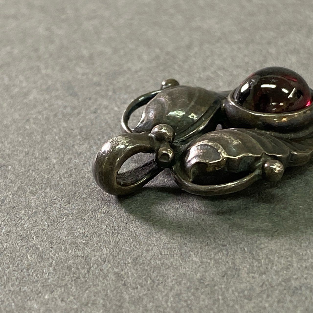 a17 Georg Jensen ジョージジェンセン 1994 ガーネット シルバー