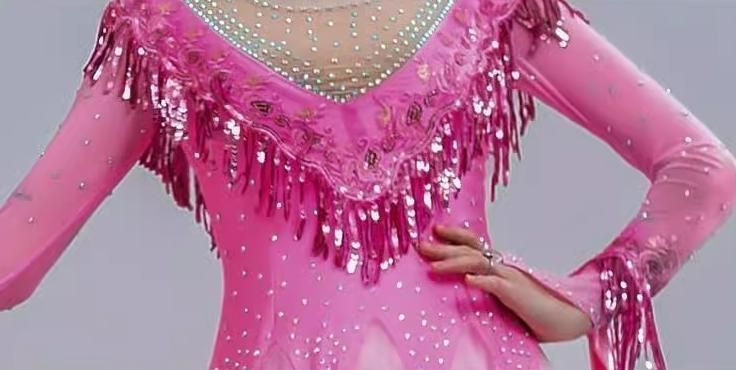 社交ダンスドレス モダンダンス キラキラ ショップ オーダーメイド