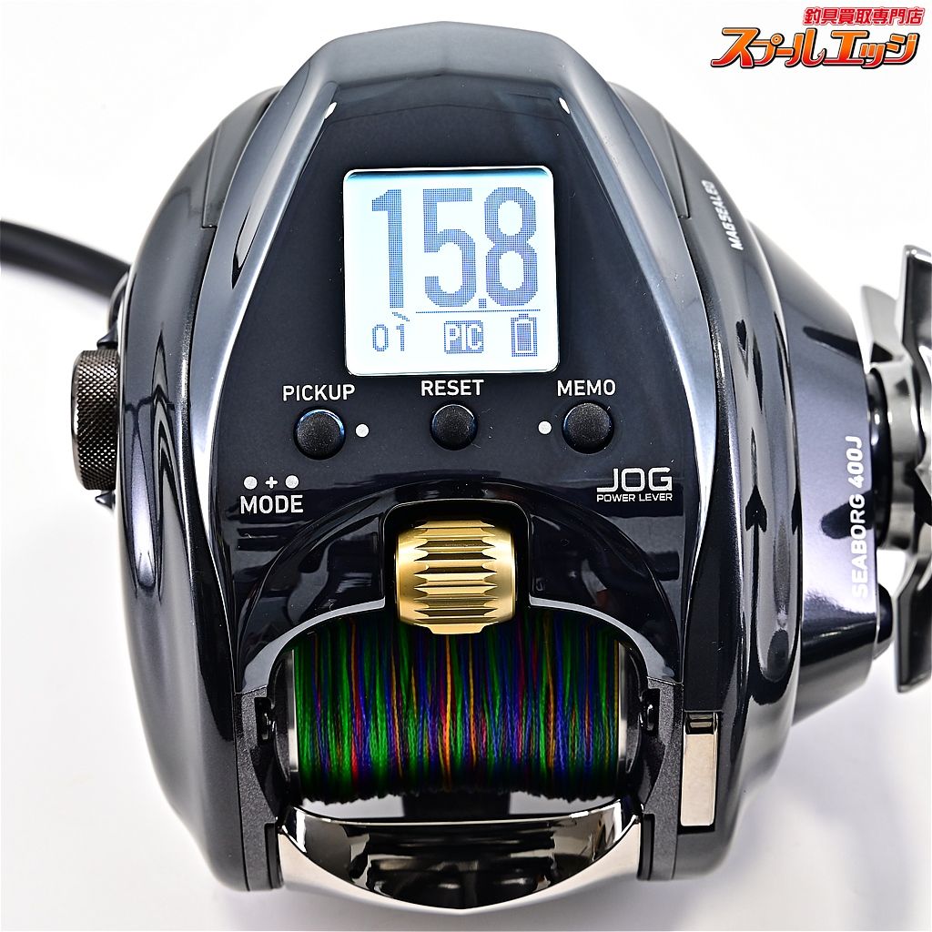 ダイワ 23シーボーグ 400 J 使用距離0 km 使用0時間 PEライン4号400 m装着 DAIWA SEA SEABORG m 41525