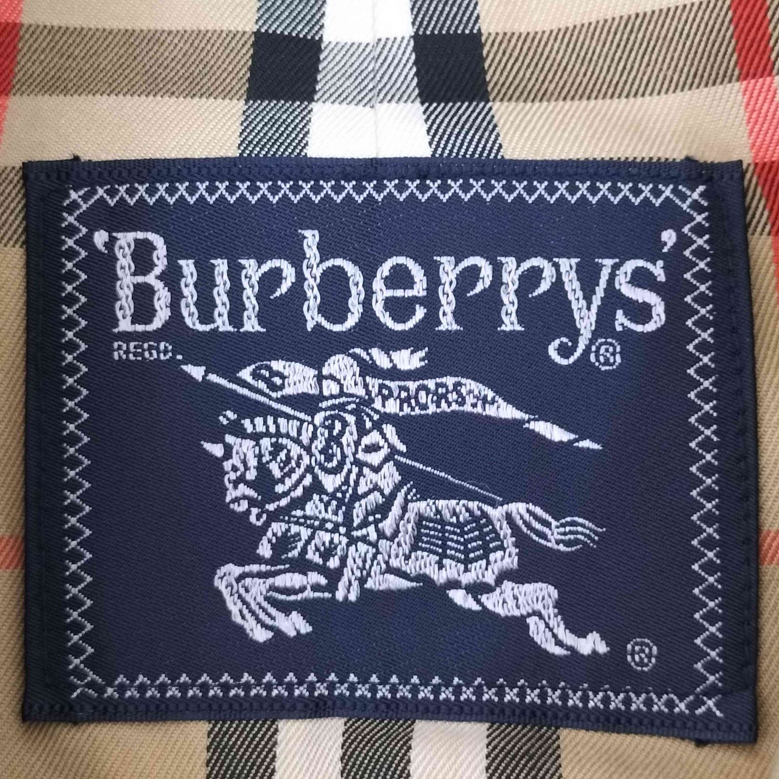 バーバリーズ BURBERRYS 70-80s 裏地ノバチェックステンカラー