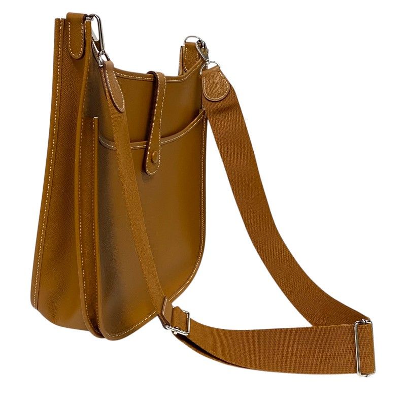 エルメス HERMES エヴリン3 GM □N刻 ゴールド シルバー金具