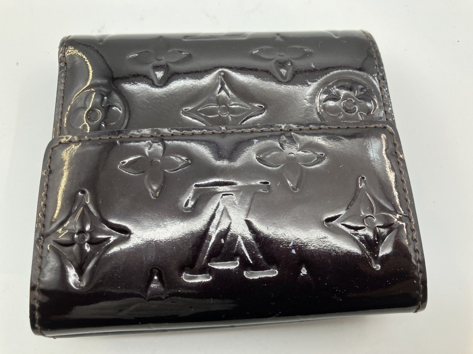 ルイヴィトン ヴェルニ Wホック コンパクト2つ折り財布 11×10cm