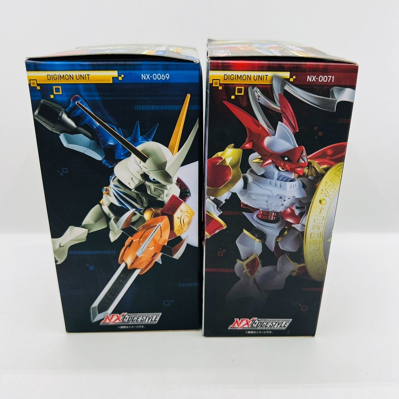 デジモン ネクスエッジスタイル デュークモン オメガモン フィギュア 2体 まとめ セット / NXEDGE STYLE Special Color  ver. BANDAI バンダイ