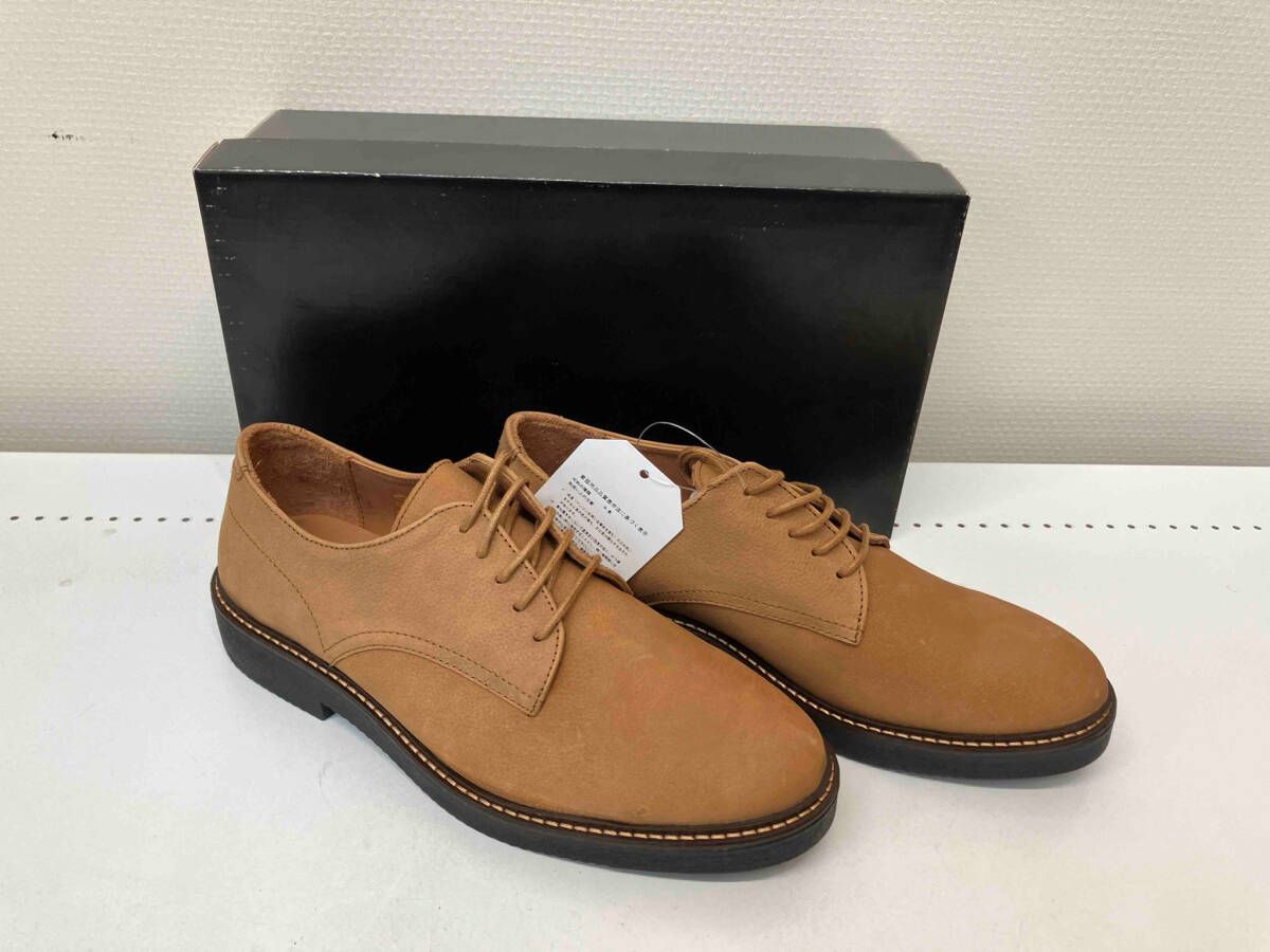 き FACTOTUM ファクトタム ドレスシューズ 牛革 CAMEL 42size 01110136