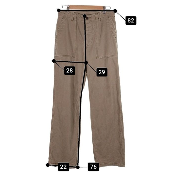 WAREHOUSE ウエアハウス HBT MILITARY PANTS ヘリンボーン