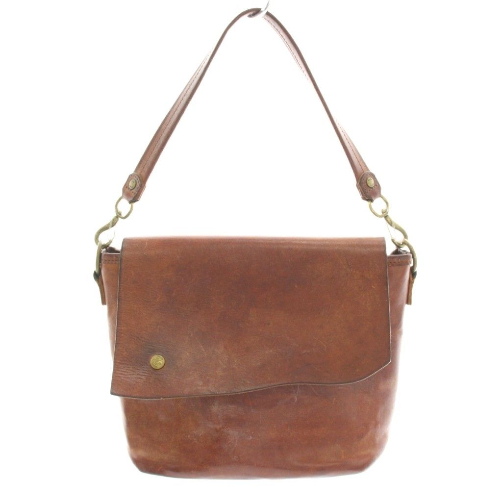 RYU 本革 ブラウン ショルダーバッグ Ryu クロスボディ レザー