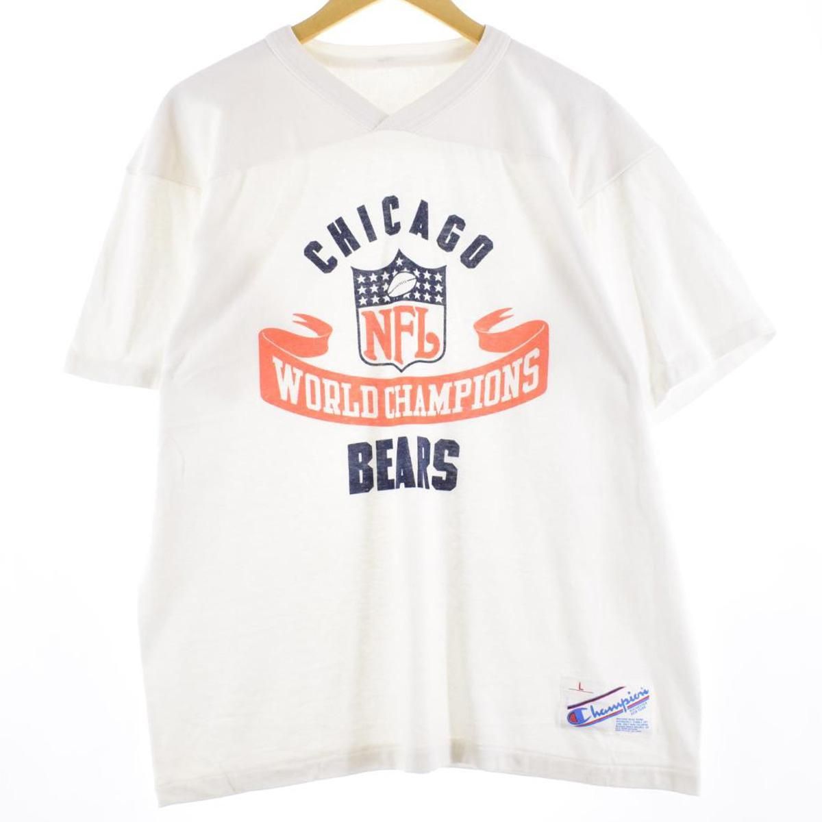 80年代 チャンピオン Champion NFL CHICAGO BEARS シカゴベアーズ V