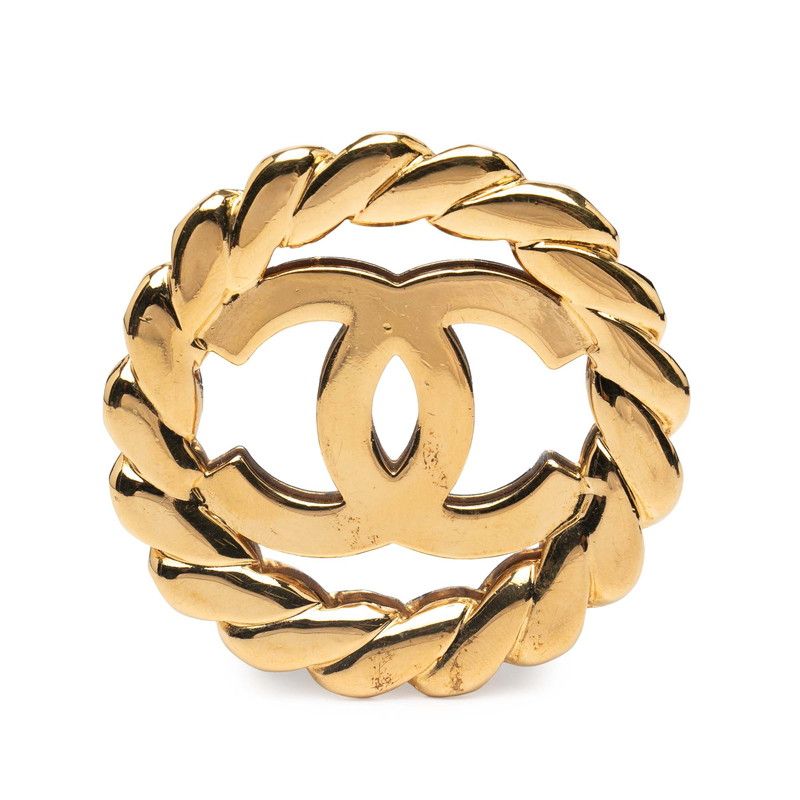 シャネル ココマーク ラウンド ミラー ゴールド メッキ レディース CHANEL 222-35162 USTAUSTRALIA_COM_AU