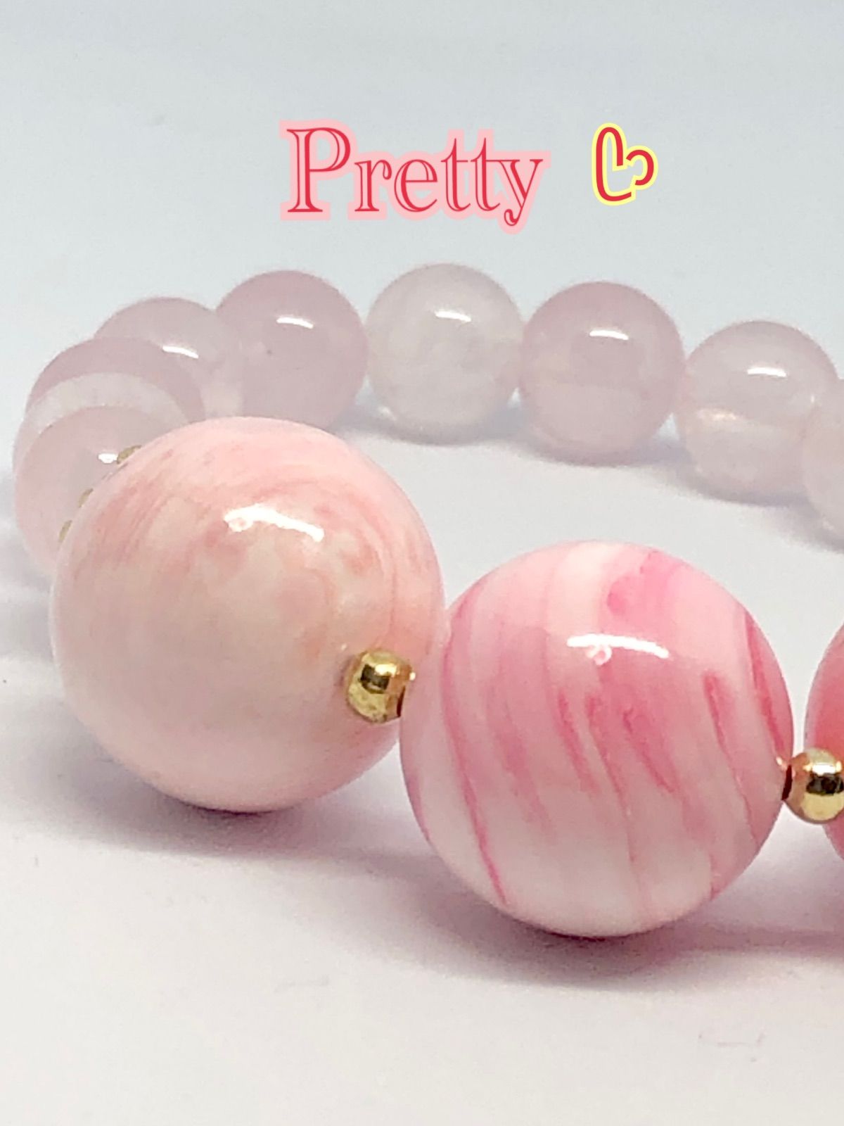 ♡専用♡ご確認用　ローズクォーツマリア様　コンクシェル　アラシャンロングイ CATEGORY ローズクォーツ | pundarika ♡専用♡ご確認用 ローズ