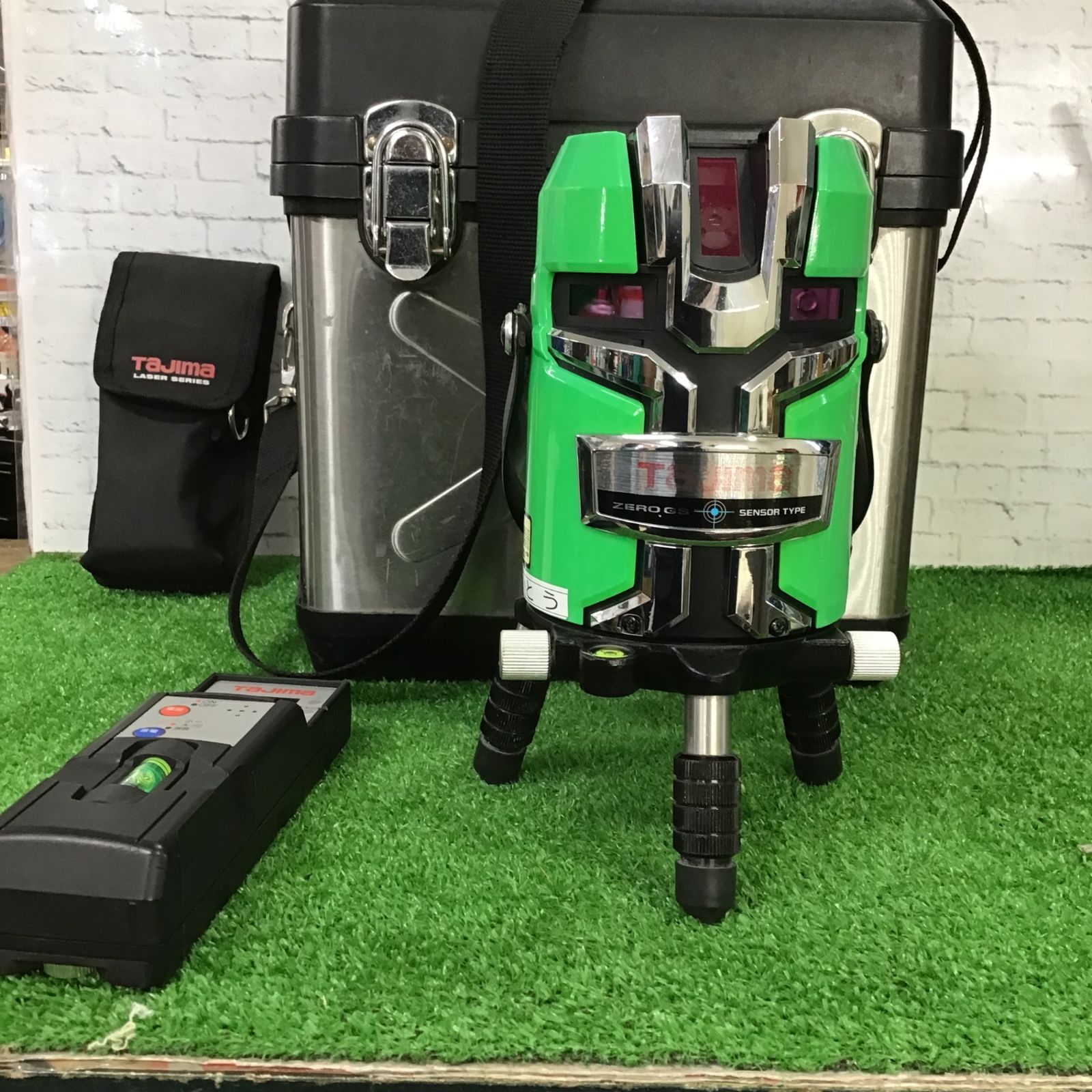 〇タジマ(TAJIMA) グリーンレーザー墨出し器 KJC矩十字&横全周  