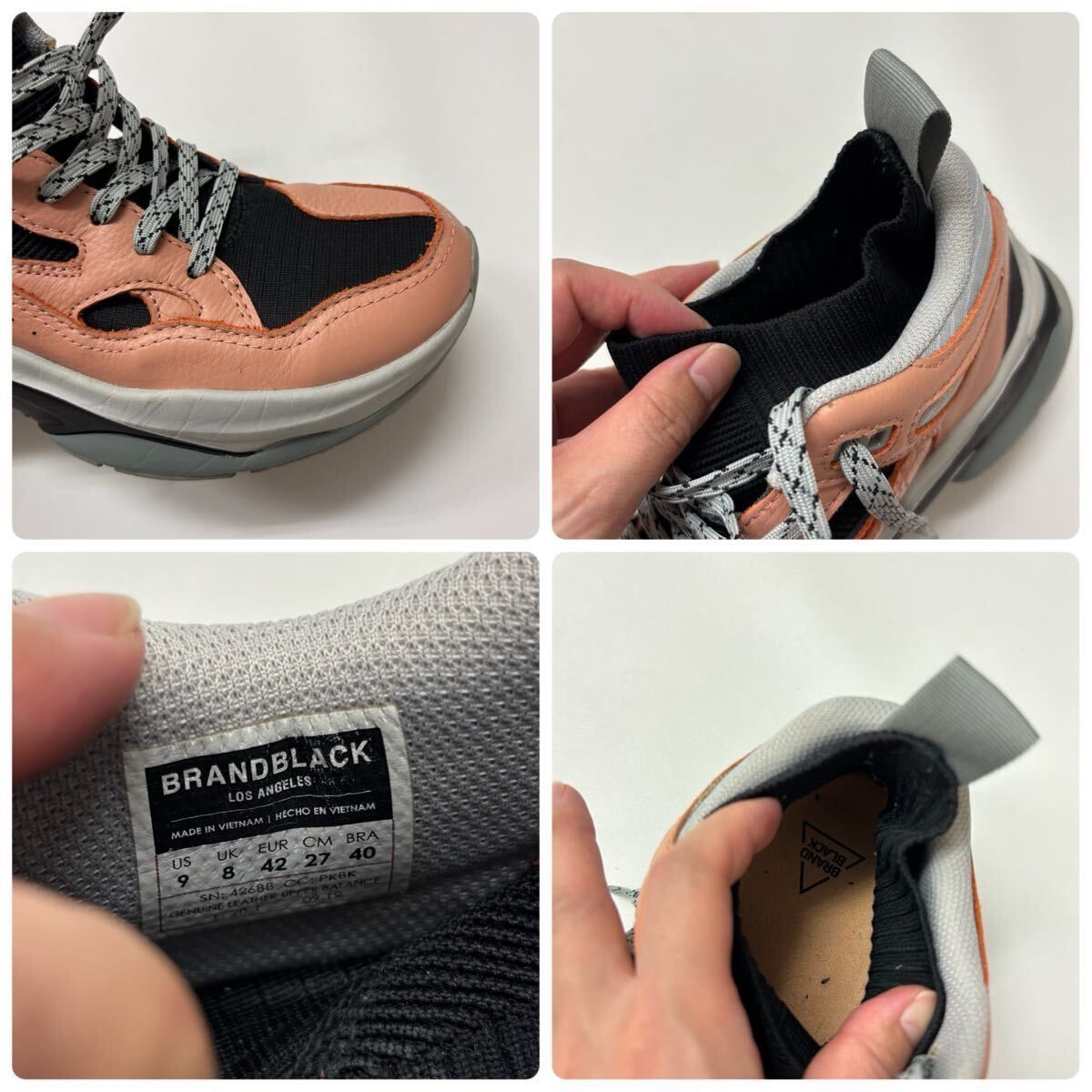 BRANDBLACK ブランドブラック スニーカー VIBRAM ビブラム ソール 
