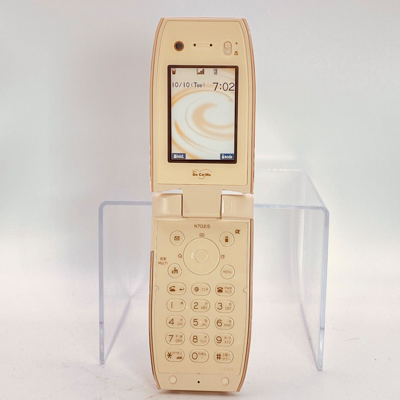 docomo FOMA N702iS Cafe Latte モックアップ 模型 - メルカリ