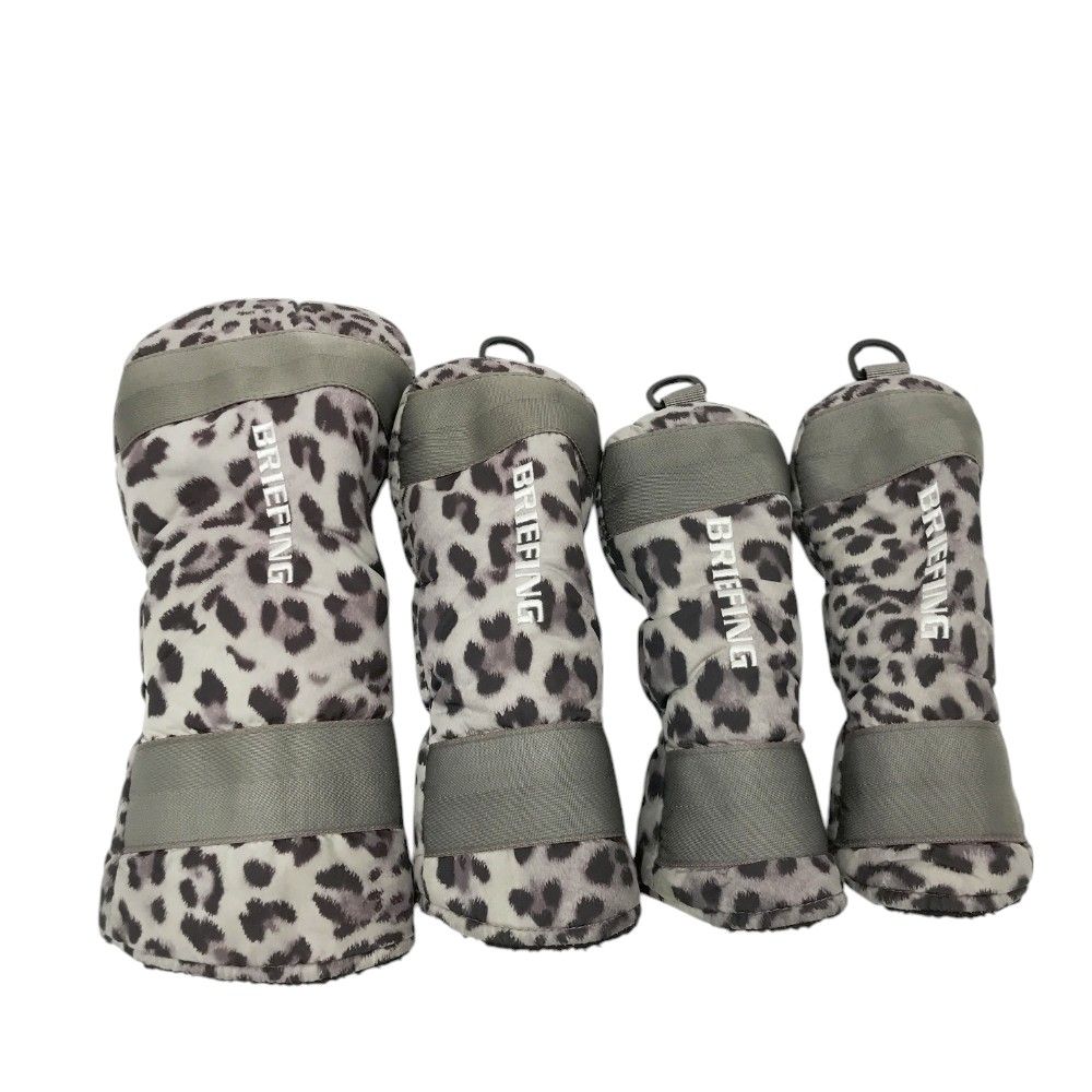 ブリーフィング BRIEFING ヘッドカバー レオパード セット