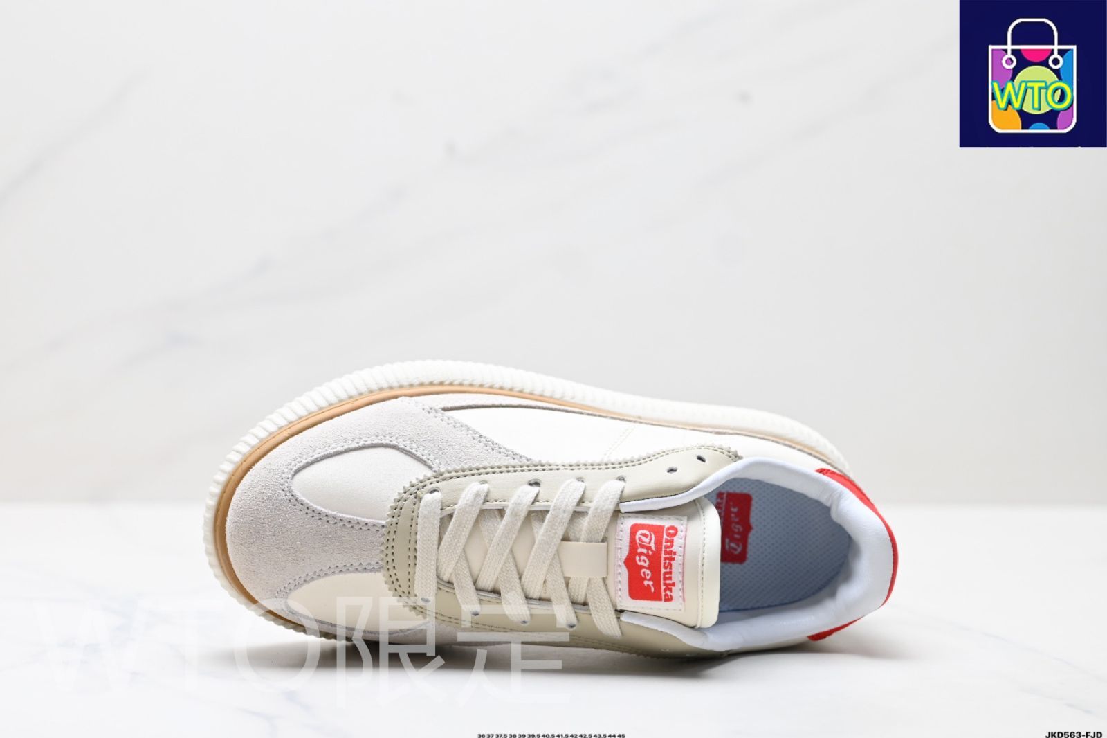 Onitsuka Tiger オニツカタイガー Delecity 厚底 チャンキーソール スポーツ 耐摩耗ロートップライフスタイルカジュアルシューズ-WTO輸入1