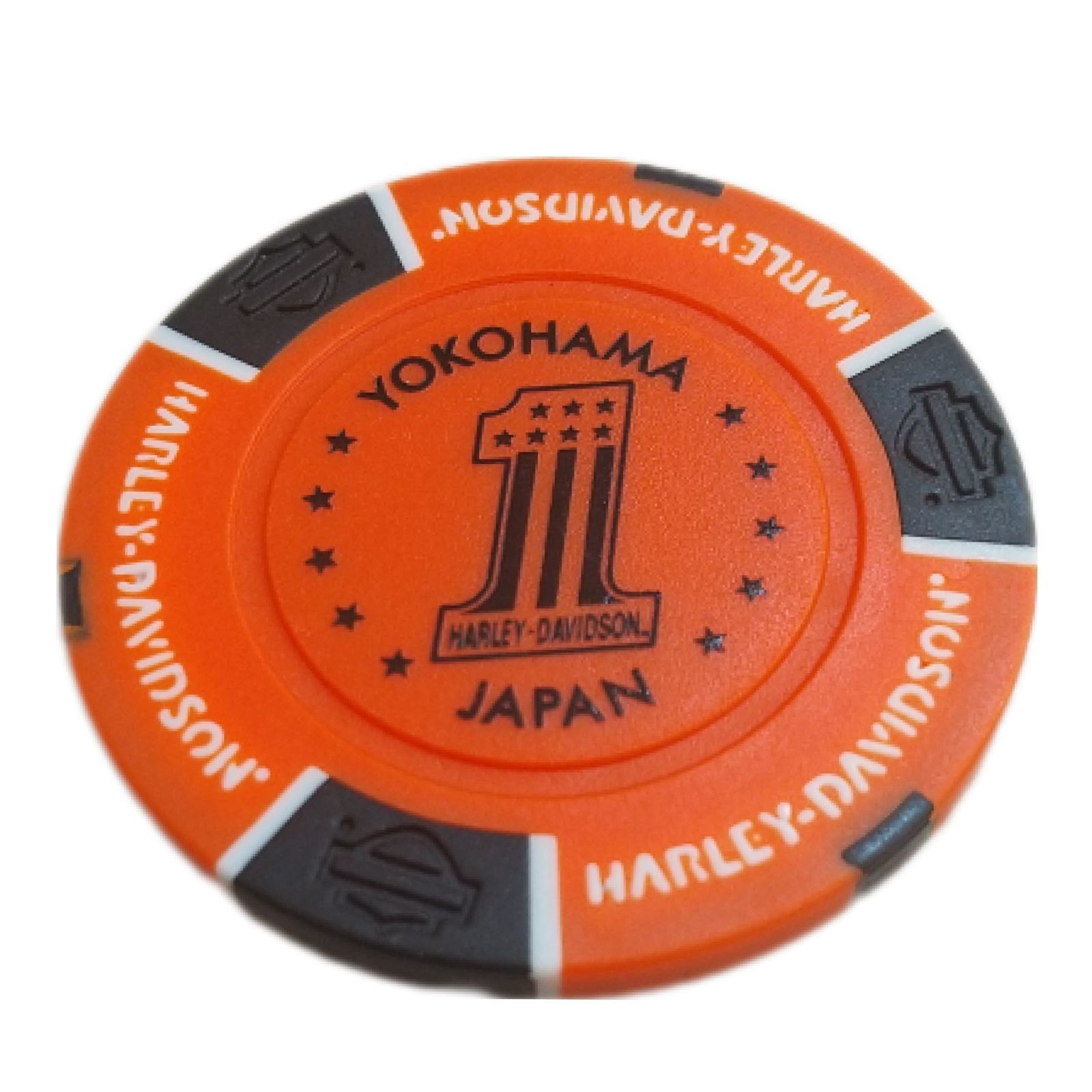 ハーレーダビッドソン ポーカーチップ 4枚 YOKOHAMA JAPAN - メルカリ