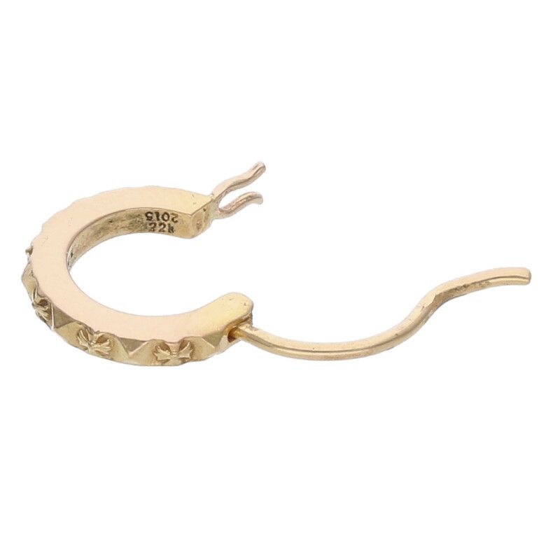 CHROME HEARTS クロムハーツ 22K TINY TFP HOOP トゥルーファッキン