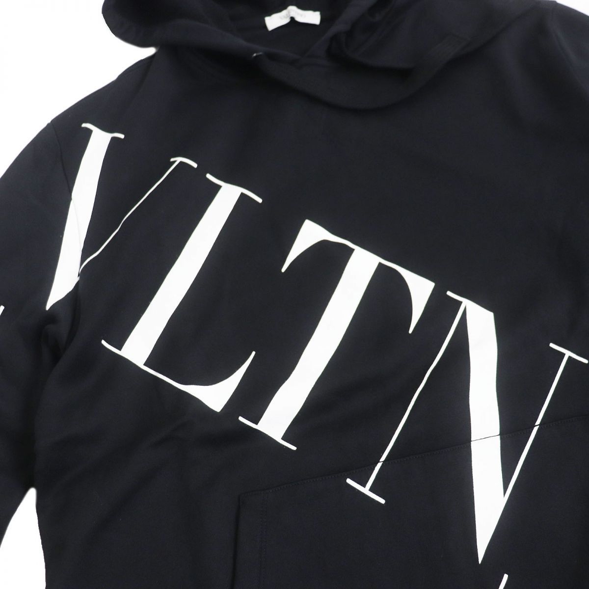 美品□VALENTINO/ヴァレンティノ SV3MF04Z5GI VLTNロゴプリント プル 