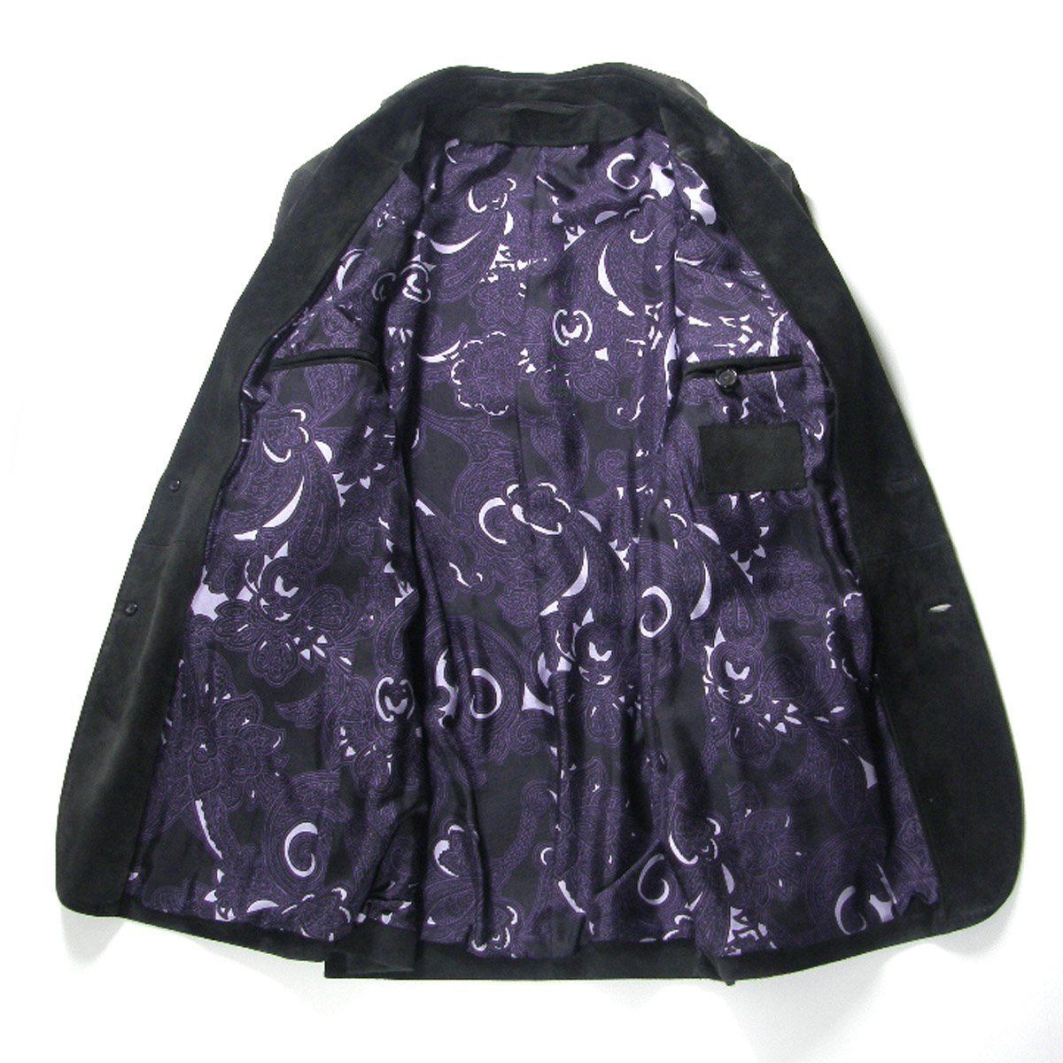 ブリオーニ　Brioni カーフレザー　スエード　テーラードジャケット 50. ブリオーニ Brioni カーフレザー スエード テーラードジャケット 50.