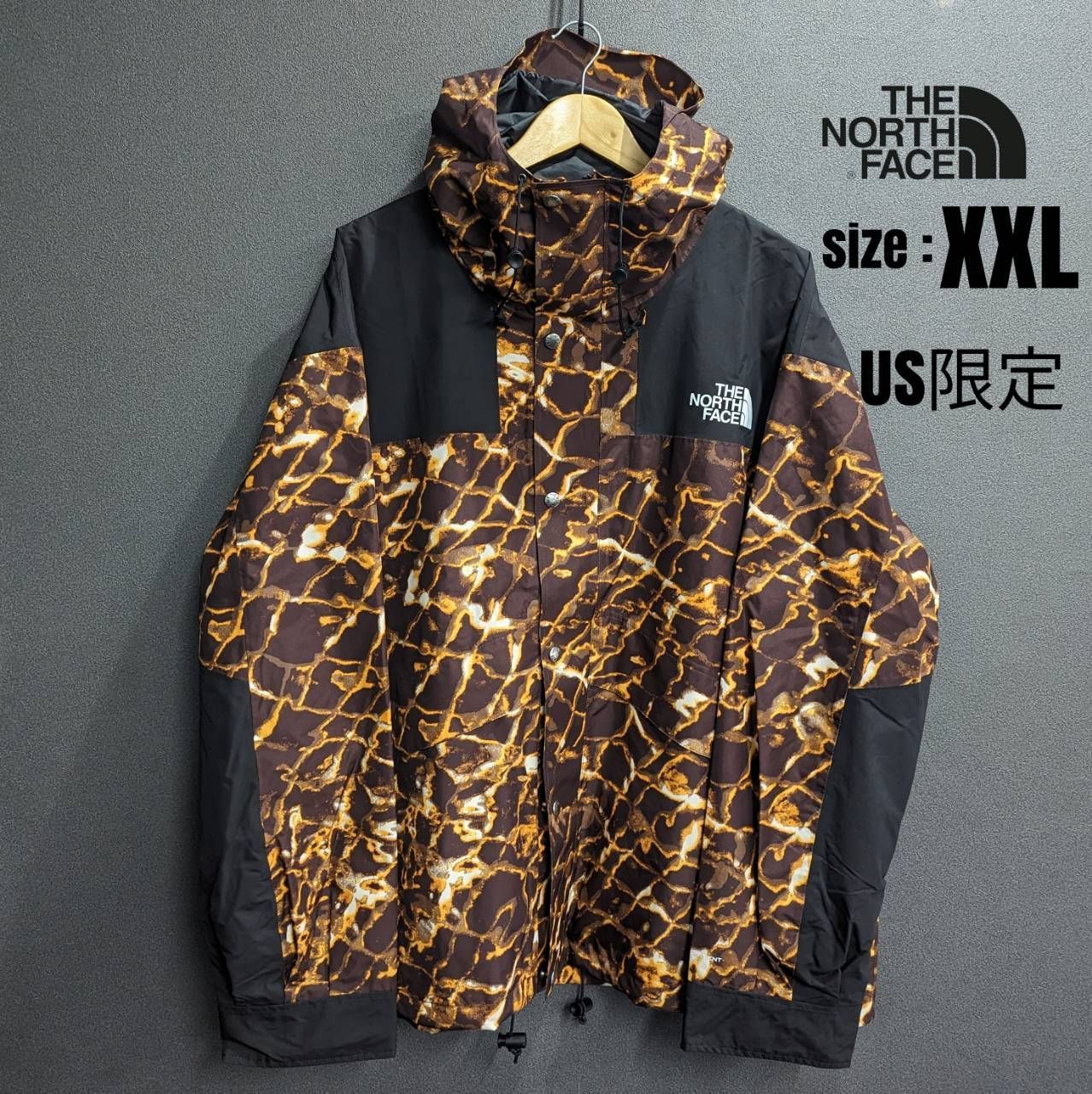 日本未発売】ノースフェイス マウンテンパーカー メンズ ブラウン/XXL 