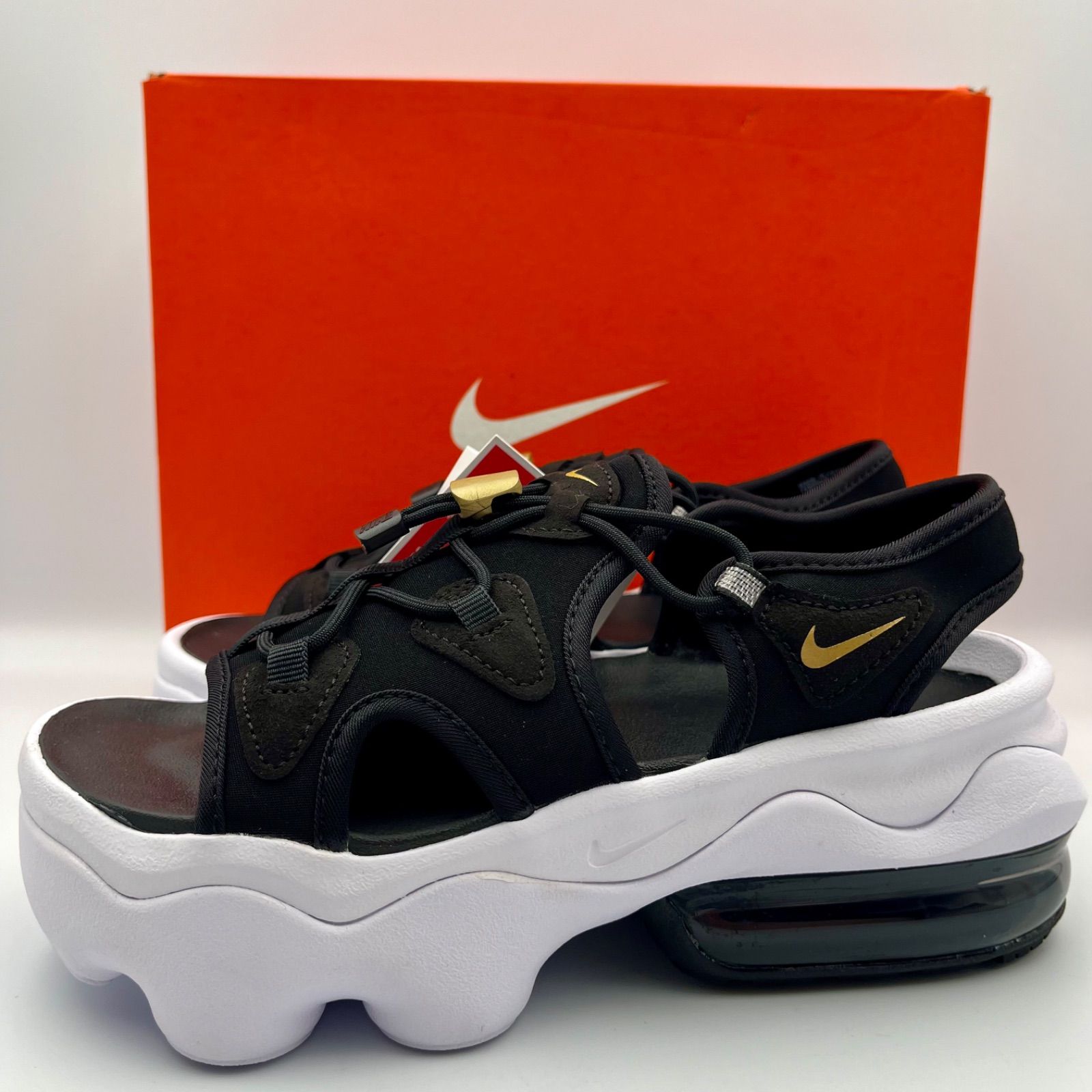 22cm Nike Women s Air Max Koko Sandal Black|White ナイキ ウィメンズ エアマックス ココ サンダル ブラック|ホワイト