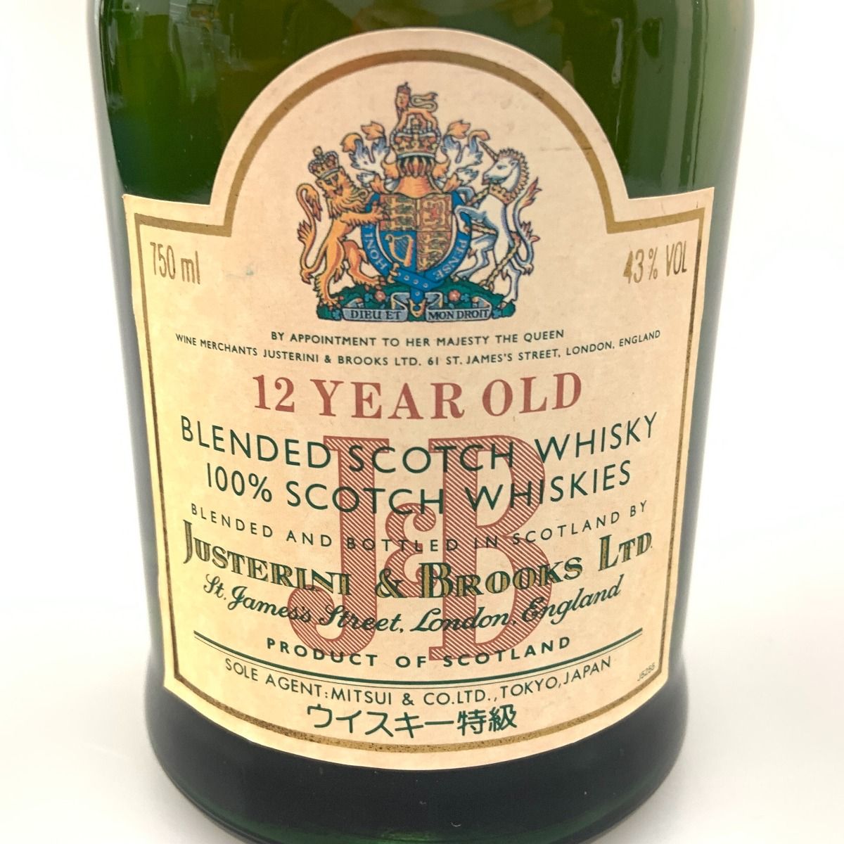 〇〇 JUSTERINI＆BROOKS LTD 12年 スコッチ ウィスキー 750ml 43％ 未開栓 〇〇 JUSTERINI＆BROOKS LTD 12年 スコッチ ウィスキー 750ml 43