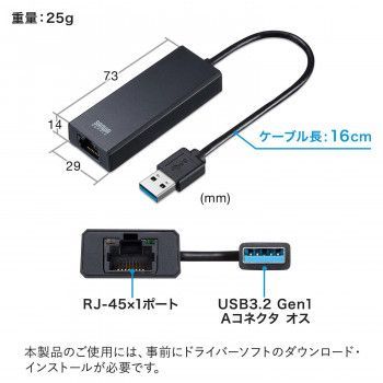 2.5Gbps対応 USB-CVLAN5BK