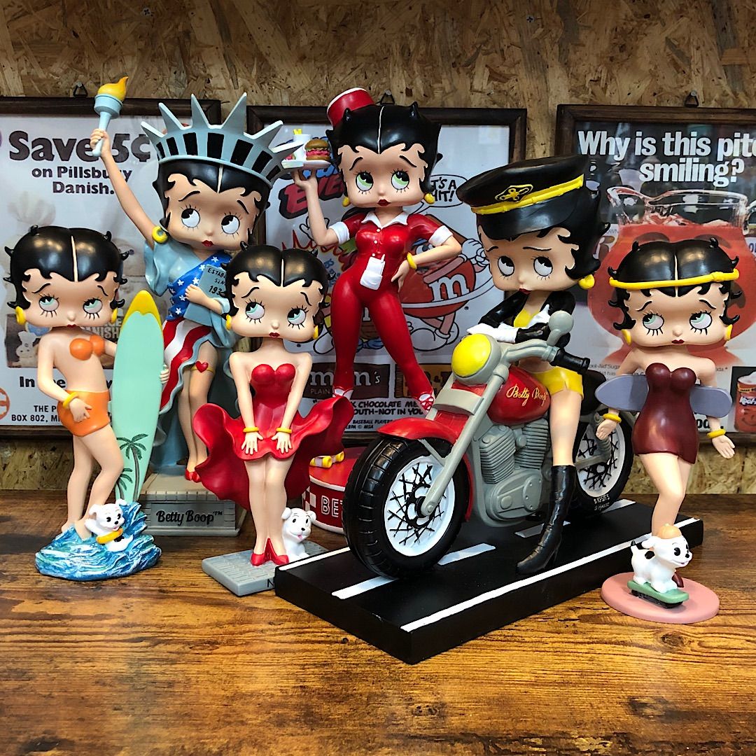 Betty Boop】 American Figure バイカー フィギュア ベティ