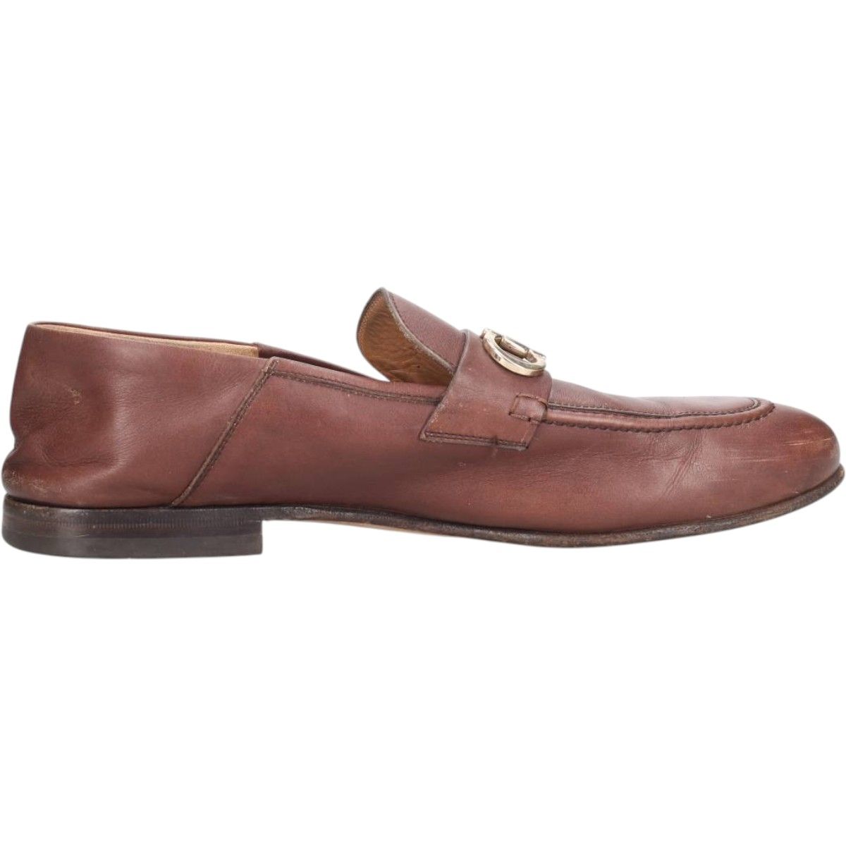  古着 フェラガモ Salvatore Ferragamo ビットローファー イタリア製 9 1 2 メンズ27 5 cm相当 saa 014378 デッキシューズ 靴