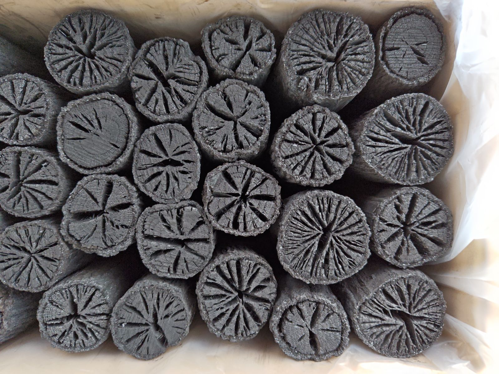 逢絢亭 茶の湯炭 胴炭のみ 風炉用 くぬぎ炭 椚炭 上質なくぬぎ炭 木製 約２．３キロ ２７本入り 茶の湯炭本舗