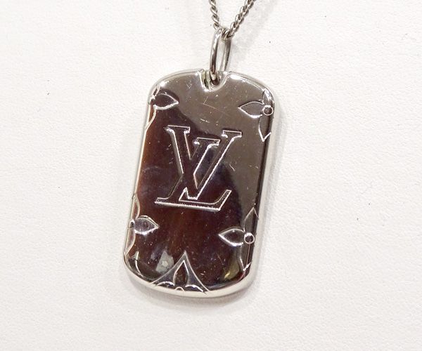 質コニシ】【Louis Vuitton/ルイ・ヴィトン】ロケットネックレス LV