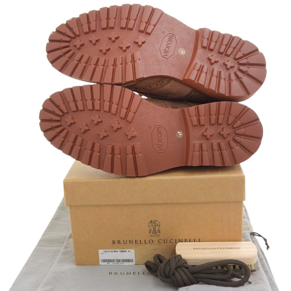 Brunello Cucinelli ブラウン デッキシューズ Brunello Cucinelli ブラウン デッキシューズ