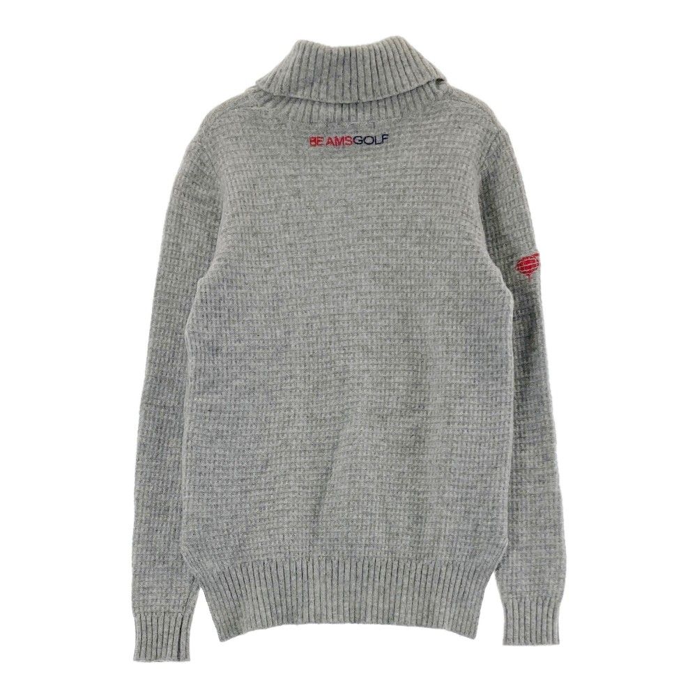 サイズ：M BEAMS GOLF ビームスゴルフ ウール混 タートルネック ニット