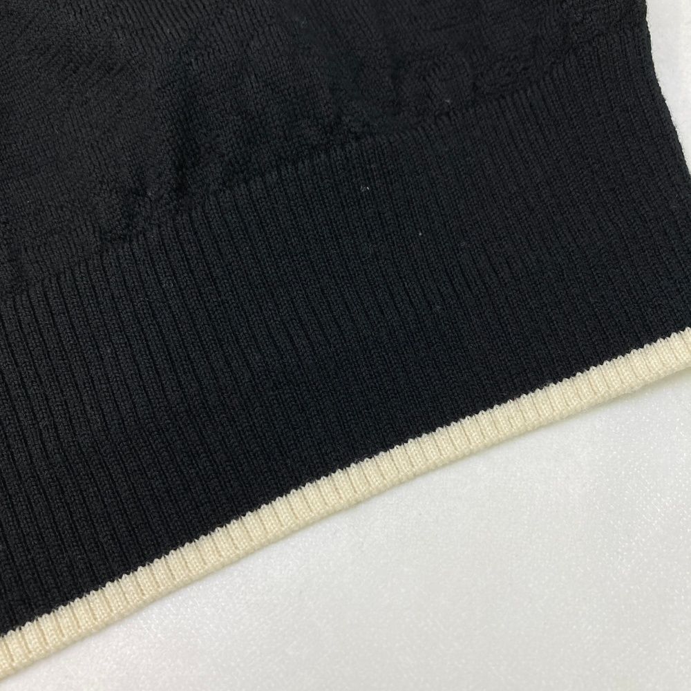 サイズ：3 WAAC ワック ウール ニットセーター ブラック系