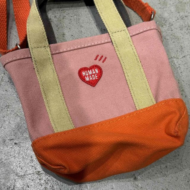 バッグ HUMANMADE MINI SHOULDER TOTE BAG Human Made Heavy Canvas Mini Shoulder Tote Bag Orange