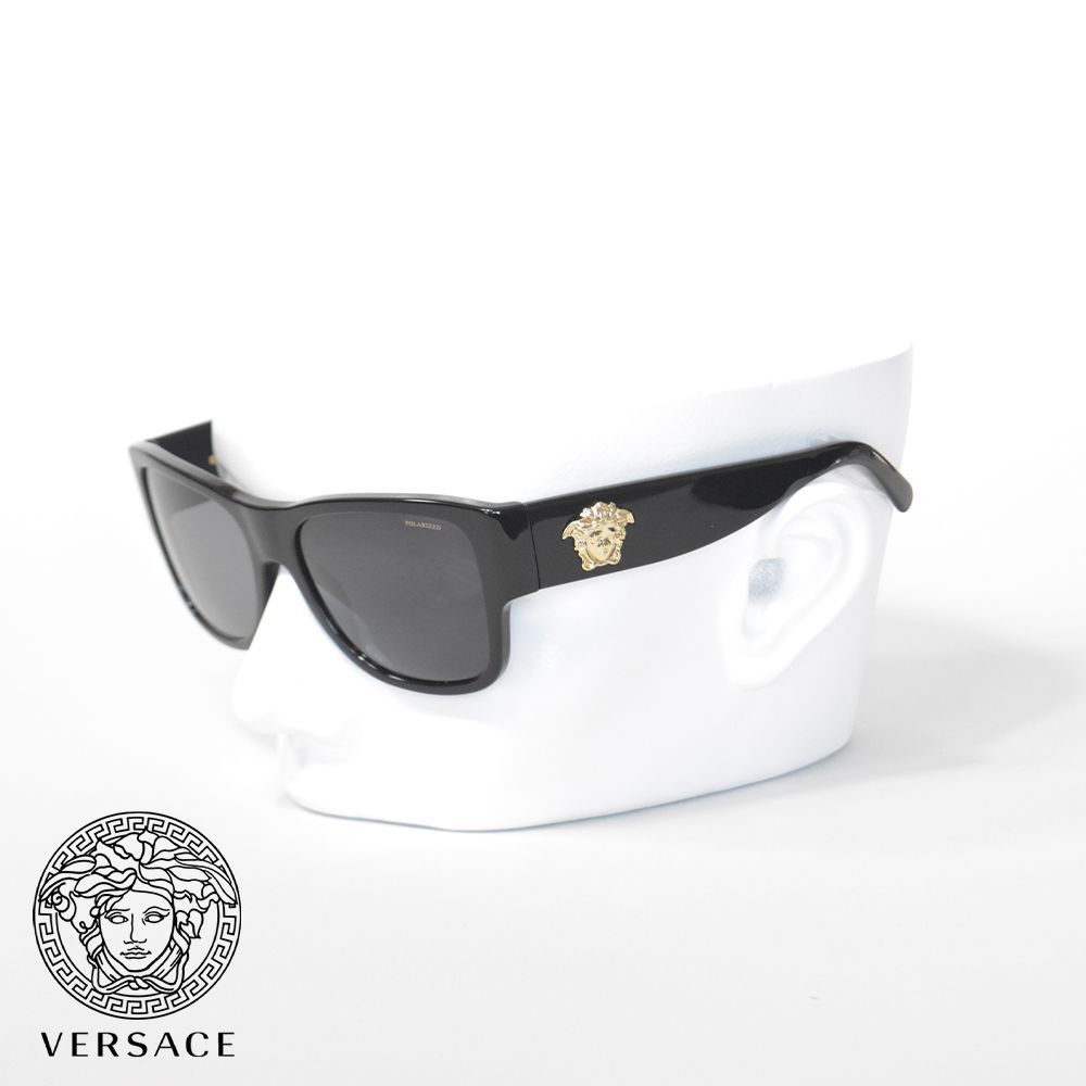 ヴェルサーチ VERSACE サングラス メデューサ ブラック 偏光レンズ