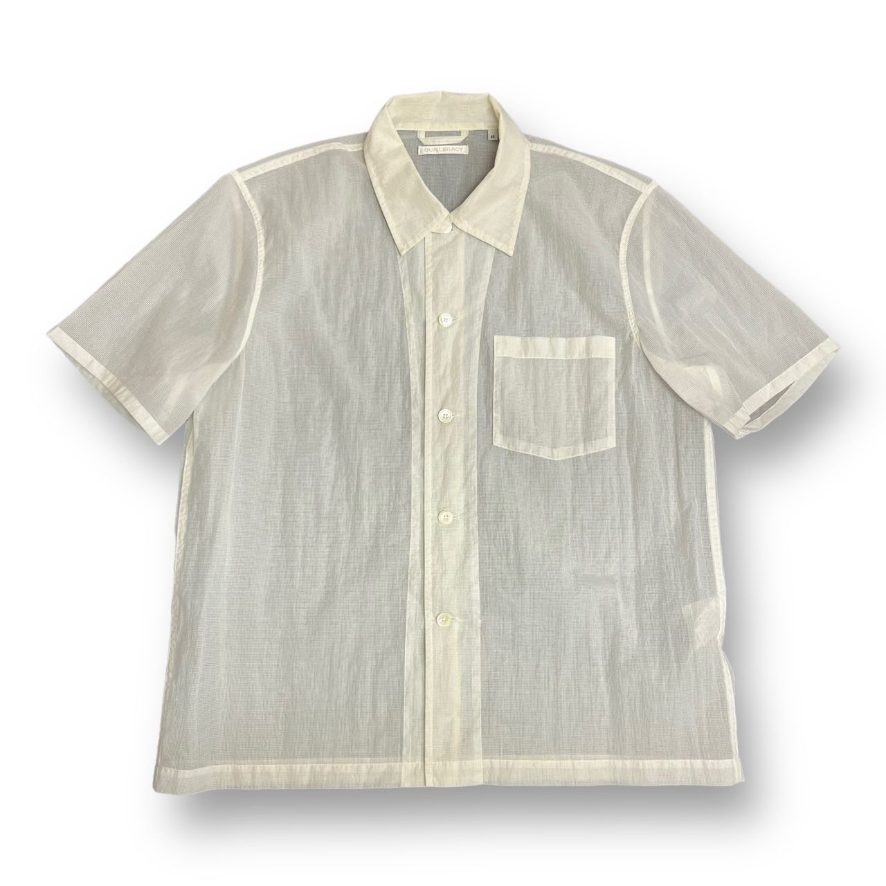 アワーレガシー OUR LEGACY シースルーニット 1669-343-2021 アイボリー サイズ：38 OUR LEGACY(アワーレガシー) シースルーニット1669-343-2021