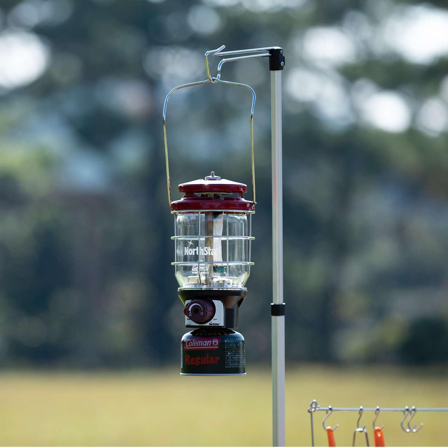 Coleman(コールマン) 2500ノーススター LPガスランタン 防災 キャンプ アウトドア 明るい 屋外 [レッド]