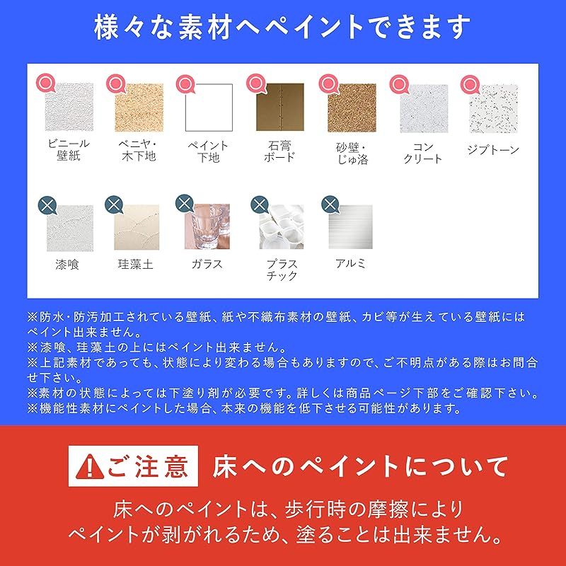ニッペ 水性塗料(室内 壁用 内装 ペンキ) ROOMBLOOM Matte 1kg カラー:I'm here（青 くすんだ青） 日本製 0