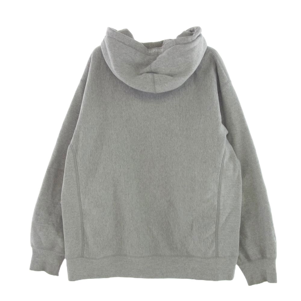 Supreme グレー プルオーバーパーカー　XL 新品未使用) Supreme パーカー グレー XLサイズ 背面ビッグロゴ