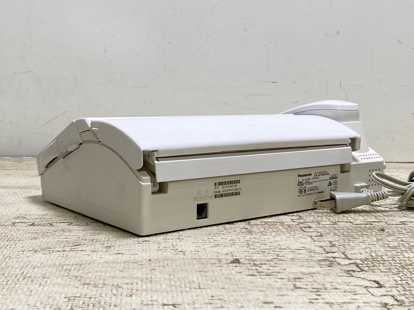 パナソニック デジタルコードレス普通紙ファクス(子機1台付き) ホワイト KX-PZ610DL-W デジタルコードレス普通紙ファクス(子機1台付き) KX-PZ510DL