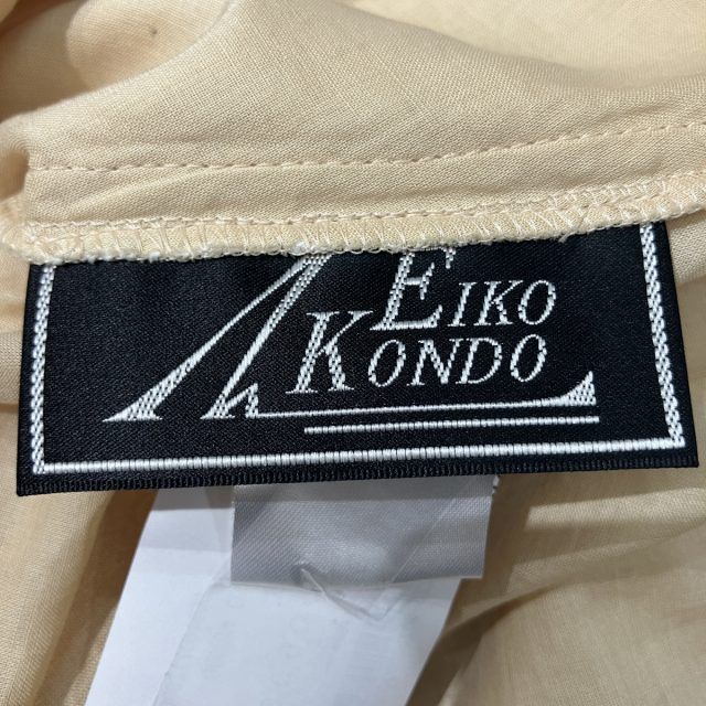 エイココンドウ EIKO KONDO ワンピース ひざ丈 レース ベージュ