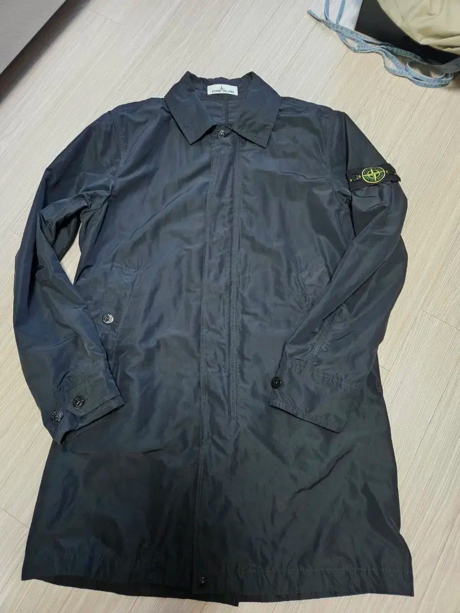 STONE ISLAND ストーンアイランド マイクロレップ トレンチ コート 105 L